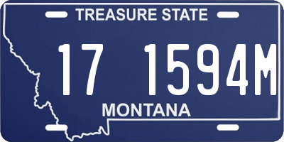 MT license plate 171594M