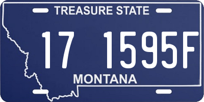 MT license plate 171595F