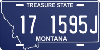 MT license plate 171595J