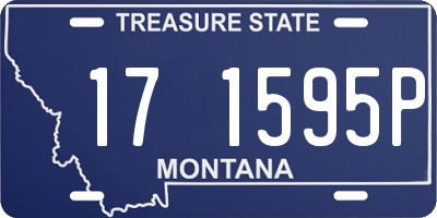 MT license plate 171595P