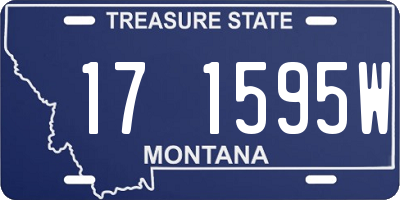 MT license plate 171595W