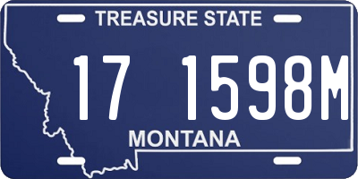 MT license plate 171598M