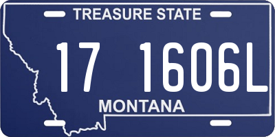 MT license plate 171606L