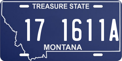 MT license plate 171611A