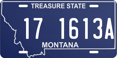 MT license plate 171613A