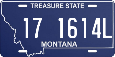 MT license plate 171614L