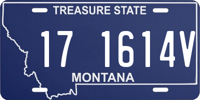 MT license plate 171614V