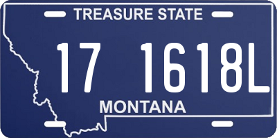 MT license plate 171618L
