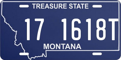 MT license plate 171618T