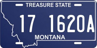 MT license plate 171620A