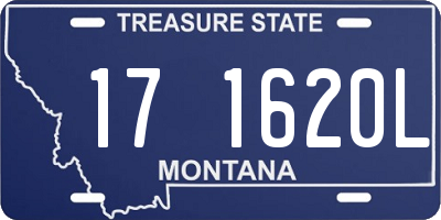 MT license plate 171620L