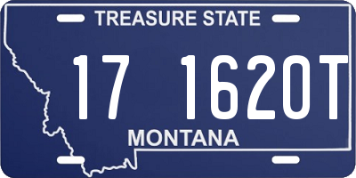 MT license plate 171620T