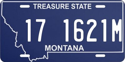 MT license plate 171621M