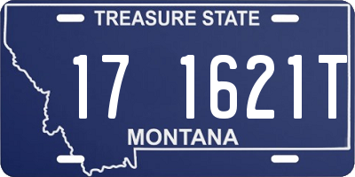 MT license plate 171621T