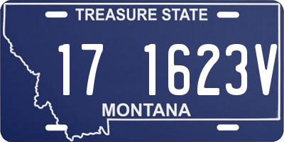 MT license plate 171623V