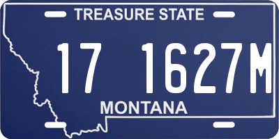 MT license plate 171627M