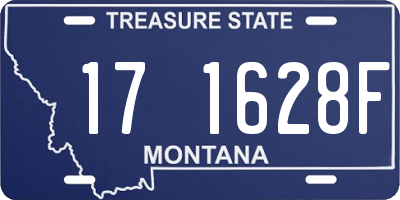 MT license plate 171628F