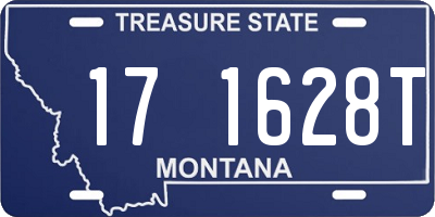 MT license plate 171628T