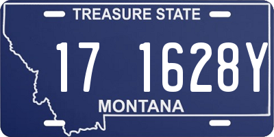 MT license plate 171628Y