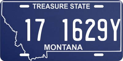 MT license plate 171629Y
