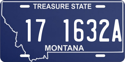 MT license plate 171632A