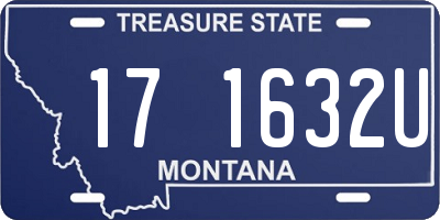 MT license plate 171632U