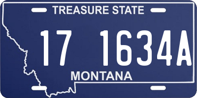 MT license plate 171634A