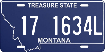 MT license plate 171634L