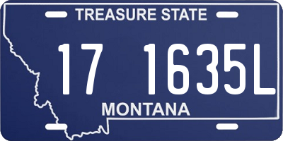 MT license plate 171635L