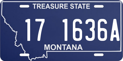 MT license plate 171636A