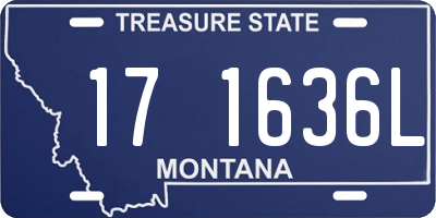 MT license plate 171636L