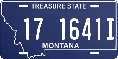 MT license plate 171641I