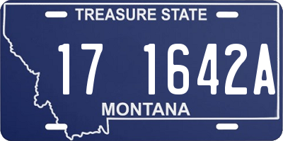 MT license plate 171642A