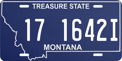 MT license plate 171642I