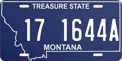 MT license plate 171644A