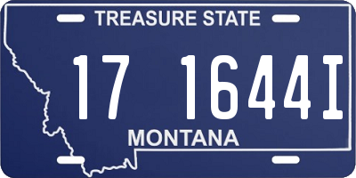MT license plate 171644I