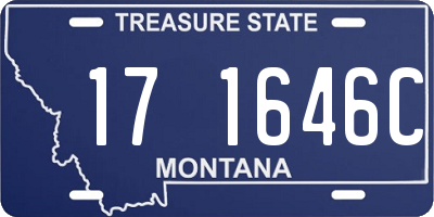 MT license plate 171646C