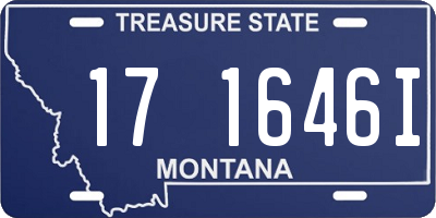 MT license plate 171646I