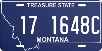 MT license plate 171648C