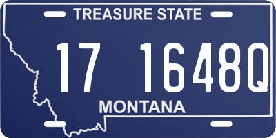 MT license plate 171648Q