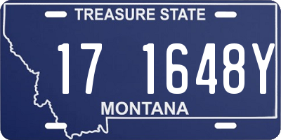 MT license plate 171648Y