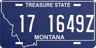 MT license plate 171649Z