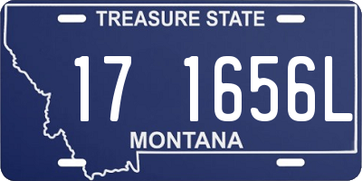MT license plate 171656L