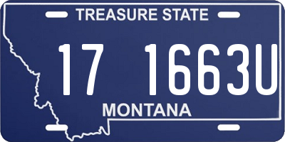MT license plate 171663U