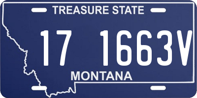 MT license plate 171663V