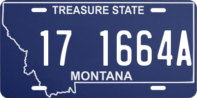 MT license plate 171664A