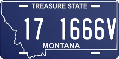 MT license plate 171666V
