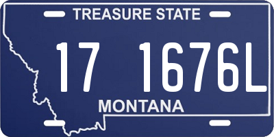 MT license plate 171676L