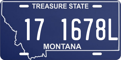 MT license plate 171678L
