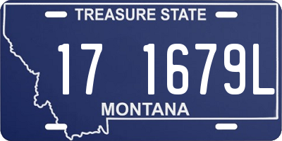 MT license plate 171679L